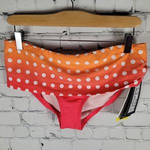 COCO REEF | Bahamas roll waist polkadot bikini swim bathing suit bottoms